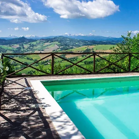 Villa Villa, Spectacular Private View, Pool, Sibillini Mountains, Valley *