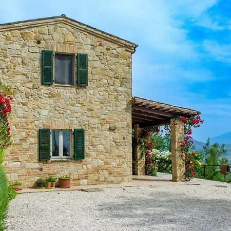 Вилла Villa, Spectacular Private View, Pool, Sibillini Mountains, Valley *